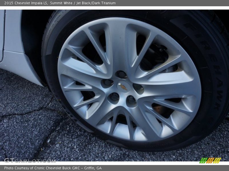 Summit White / Jet Black/Dark Titanium 2015 Chevrolet Impala LS
