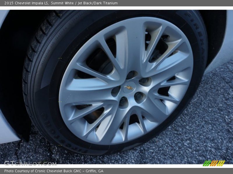 Summit White / Jet Black/Dark Titanium 2015 Chevrolet Impala LS