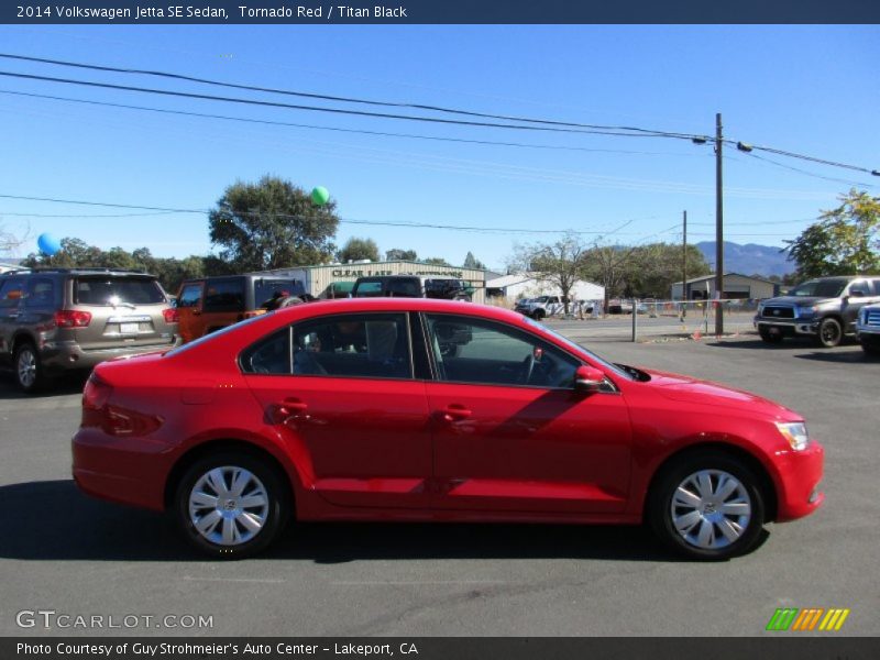 Tornado Red / Titan Black 2014 Volkswagen Jetta SE Sedan