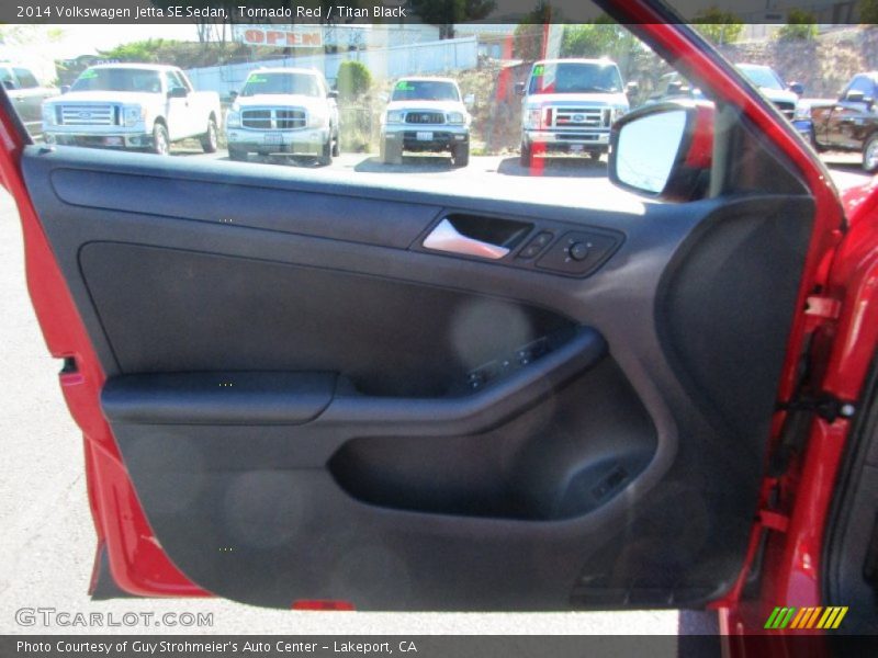Tornado Red / Titan Black 2014 Volkswagen Jetta SE Sedan