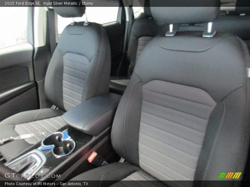 Ingot Silver Metallic / Ebony 2015 Ford Edge SE