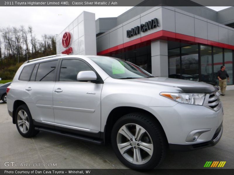 Classic Silver Metallic / Ash 2011 Toyota Highlander Limited 4WD