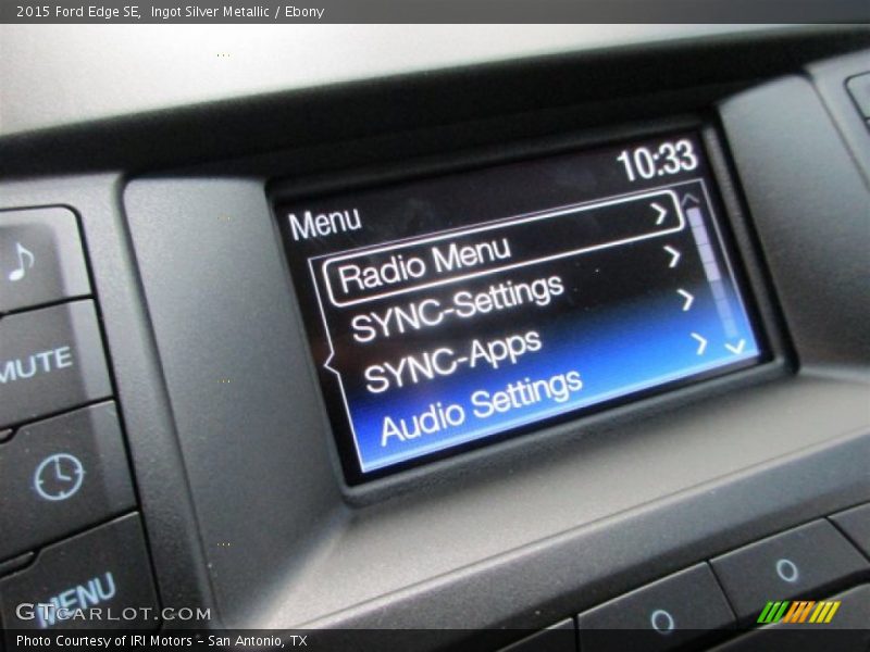 Ingot Silver Metallic / Ebony 2015 Ford Edge SE