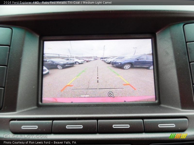 Ruby Red Metallic Tri-Coat / Medium Light Camel 2016 Ford Explorer 4WD