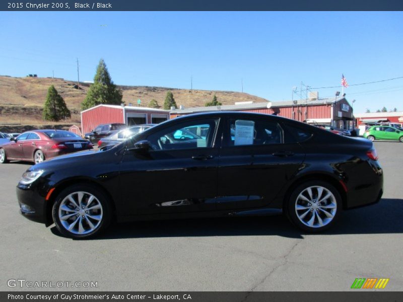 Black / Black 2015 Chrysler 200 S