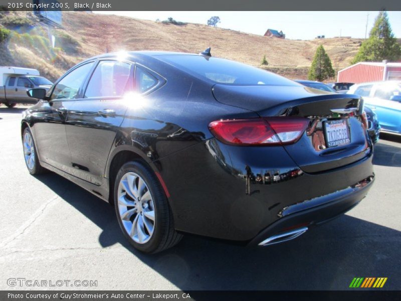 Black / Black 2015 Chrysler 200 S