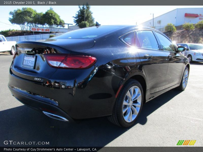 Black / Black 2015 Chrysler 200 S