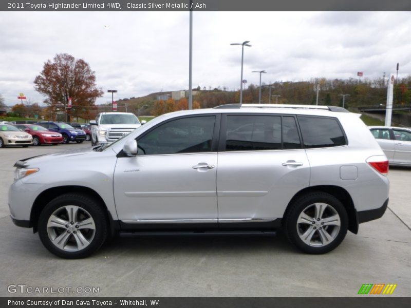 Classic Silver Metallic / Ash 2011 Toyota Highlander Limited 4WD