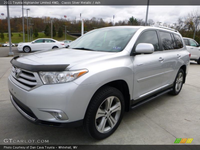Classic Silver Metallic / Ash 2011 Toyota Highlander Limited 4WD