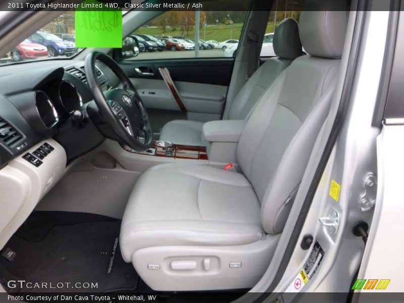 Classic Silver Metallic / Ash 2011 Toyota Highlander Limited 4WD