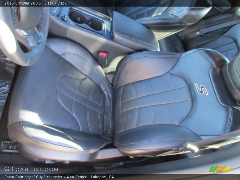 Black / Black 2015 Chrysler 200 S