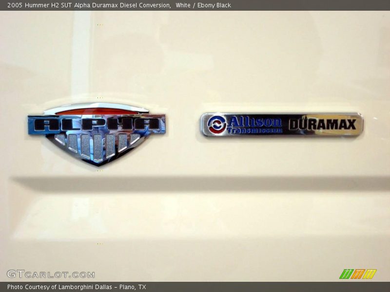 White / Ebony Black 2005 Hummer H2 SUT Alpha Duramax Diesel Conversion
