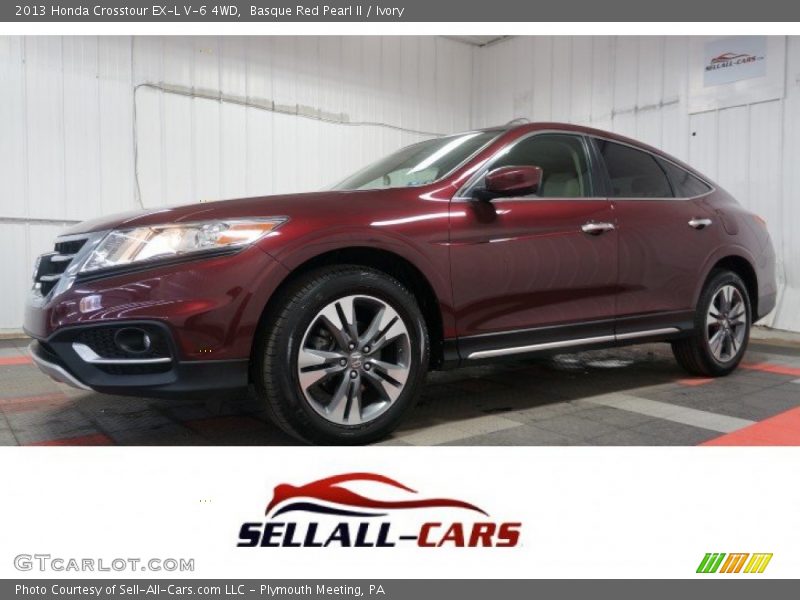 Basque Red Pearl II / Ivory 2013 Honda Crosstour EX-L V-6 4WD