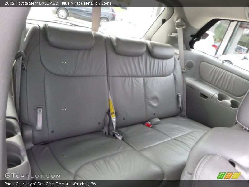 Blue Mirage Metallic / Stone 2009 Toyota Sienna XLE AWD