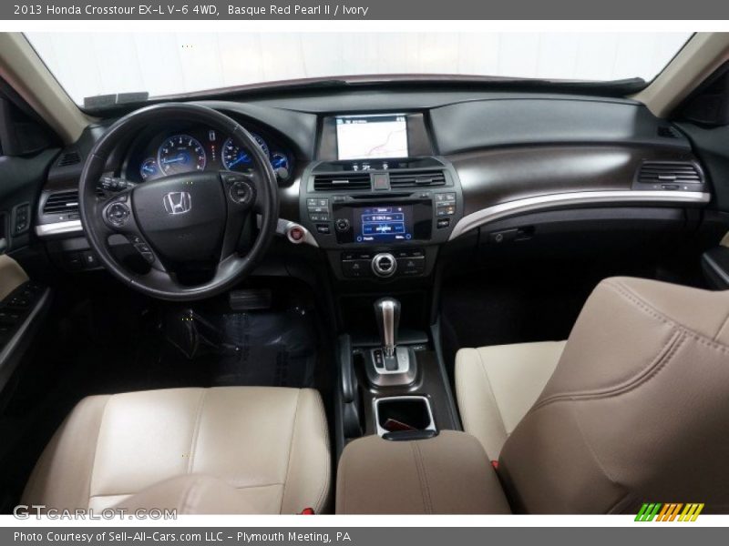 Basque Red Pearl II / Ivory 2013 Honda Crosstour EX-L V-6 4WD