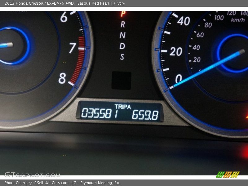 Basque Red Pearl II / Ivory 2013 Honda Crosstour EX-L V-6 4WD