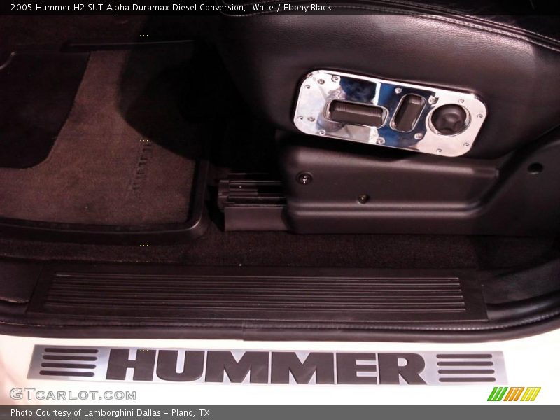White / Ebony Black 2005 Hummer H2 SUT Alpha Duramax Diesel Conversion