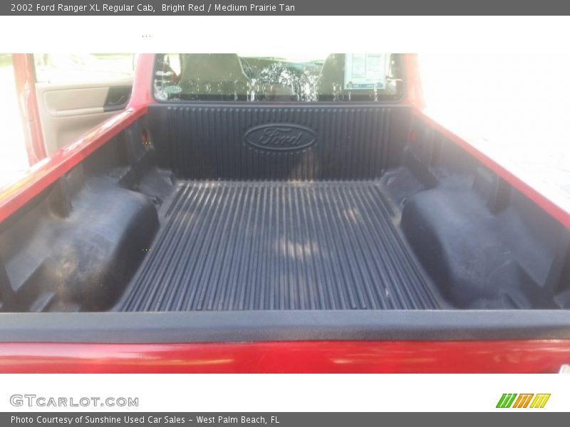 Bright Red / Medium Prairie Tan 2002 Ford Ranger XL Regular Cab