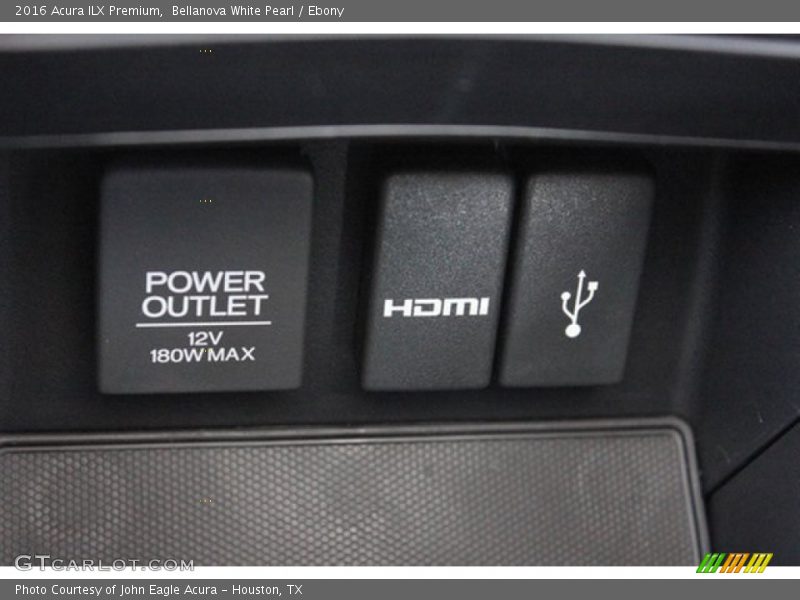 Bellanova White Pearl / Ebony 2016 Acura ILX Premium