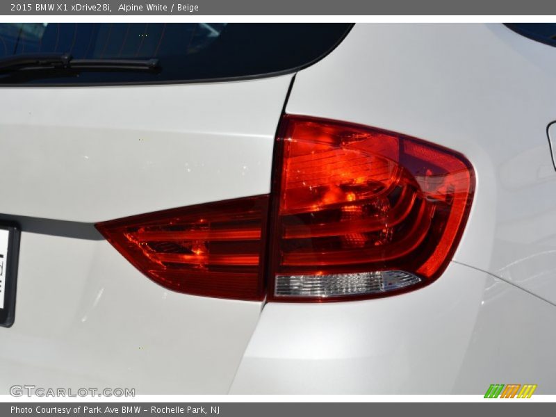 Alpine White / Beige 2015 BMW X1 xDrive28i