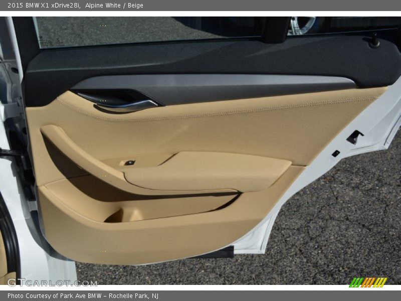 Alpine White / Beige 2015 BMW X1 xDrive28i
