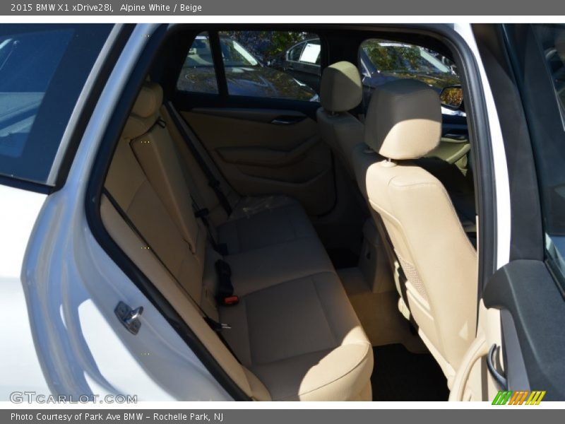 Alpine White / Beige 2015 BMW X1 xDrive28i