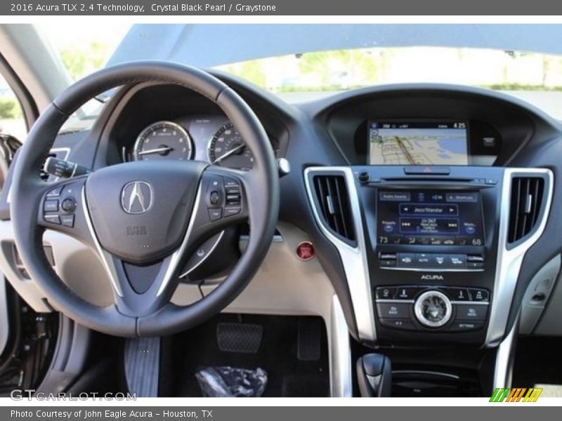 Crystal Black Pearl / Graystone 2016 Acura TLX 2.4 Technology