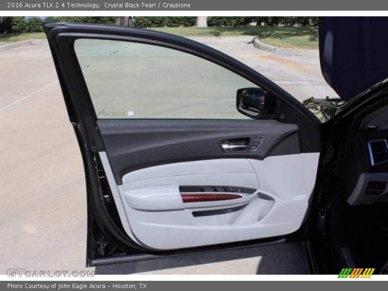 Crystal Black Pearl / Graystone 2016 Acura TLX 2.4 Technology