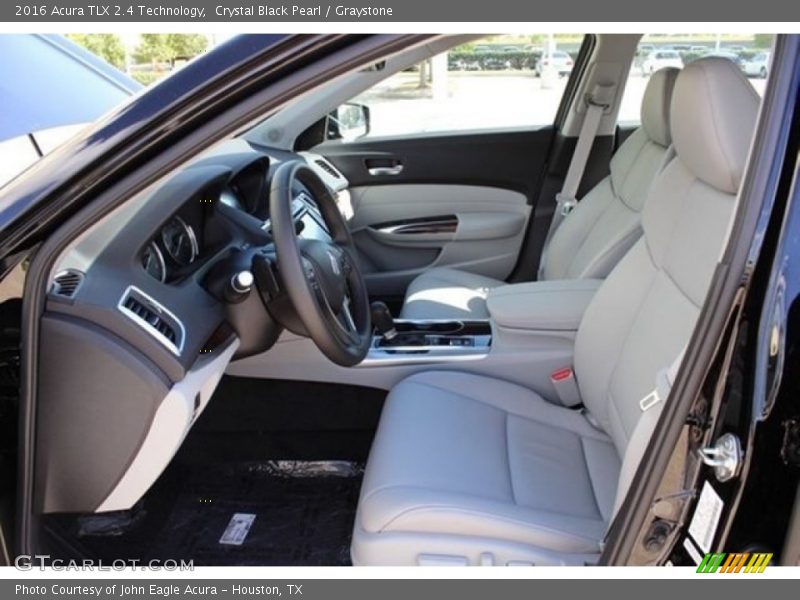 Crystal Black Pearl / Graystone 2016 Acura TLX 2.4 Technology