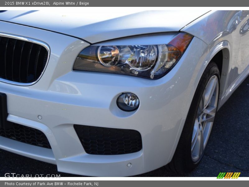 Alpine White / Beige 2015 BMW X1 xDrive28i