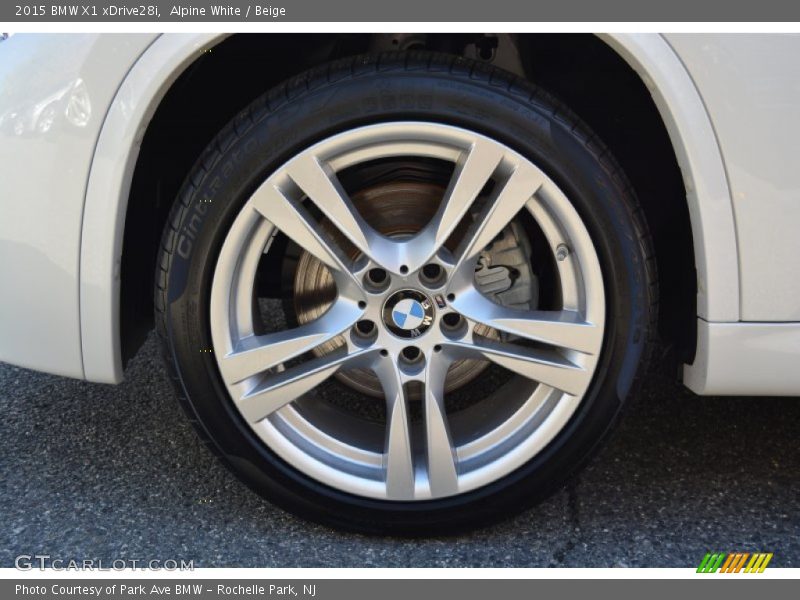 Alpine White / Beige 2015 BMW X1 xDrive28i
