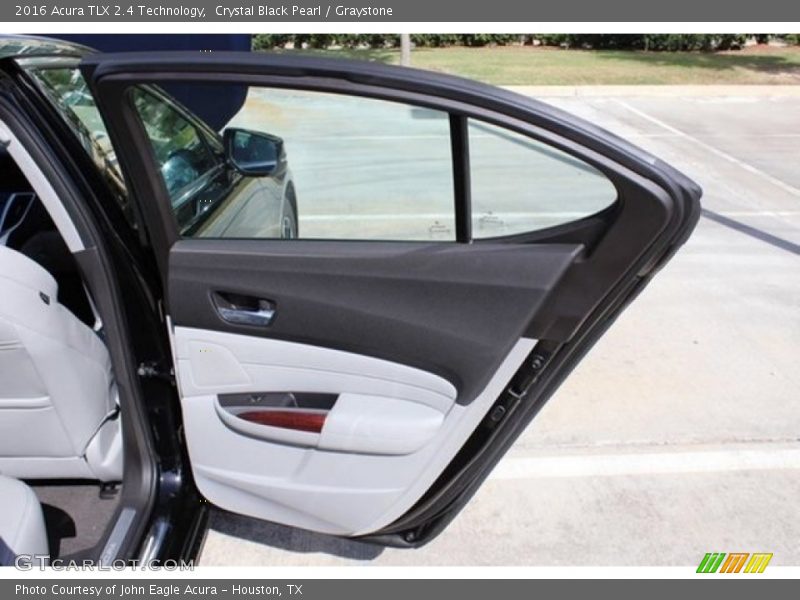 Crystal Black Pearl / Graystone 2016 Acura TLX 2.4 Technology