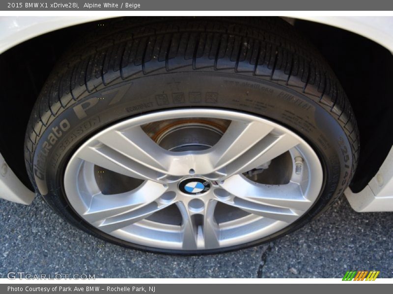 Alpine White / Beige 2015 BMW X1 xDrive28i