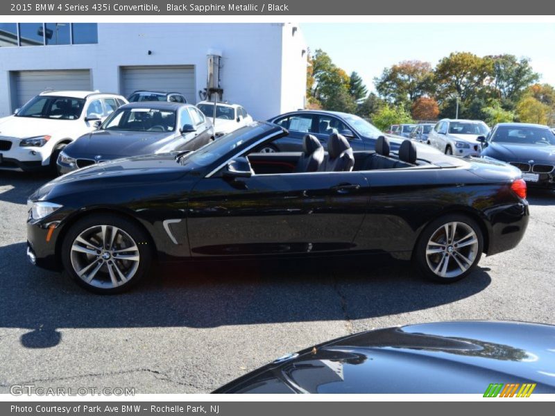 Black Sapphire Metallic / Black 2015 BMW 4 Series 435i Convertible
