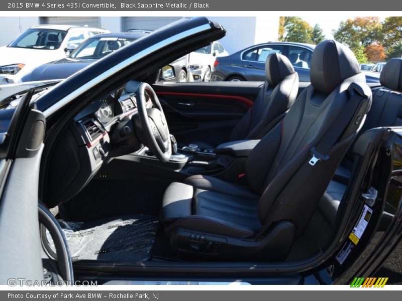 Black Sapphire Metallic / Black 2015 BMW 4 Series 435i Convertible