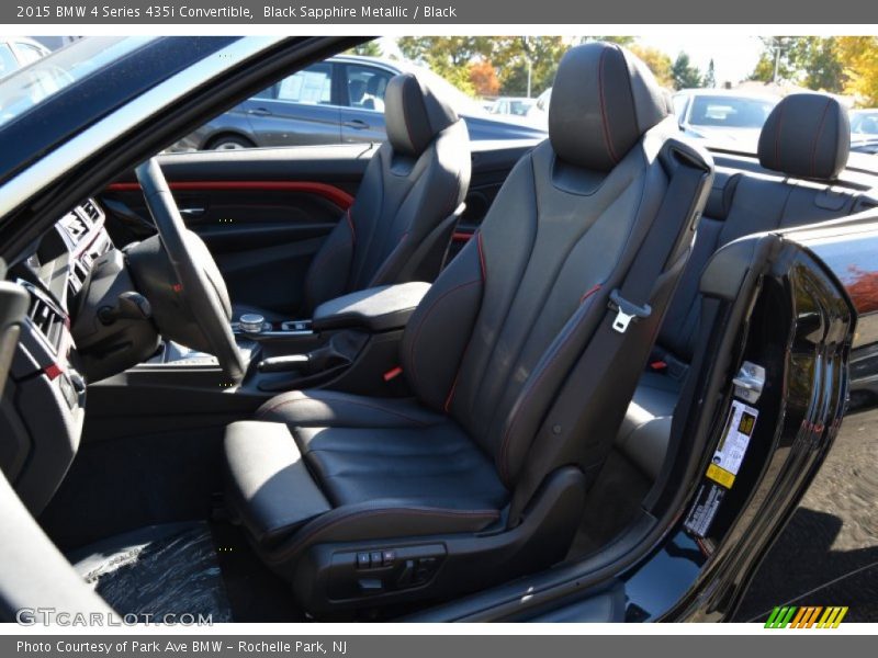 Black Sapphire Metallic / Black 2015 BMW 4 Series 435i Convertible