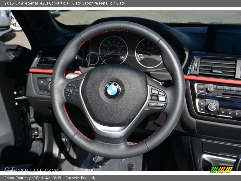 Black Sapphire Metallic / Black 2015 BMW 4 Series 435i Convertible