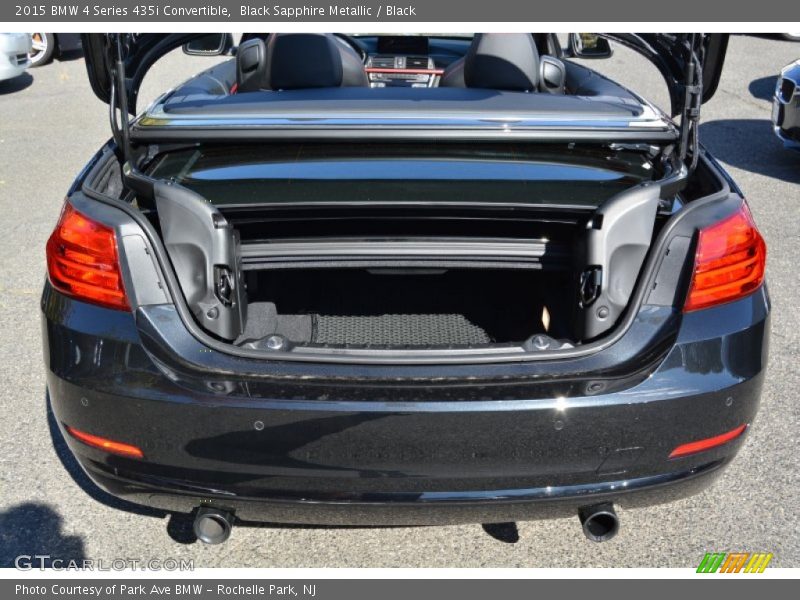 Black Sapphire Metallic / Black 2015 BMW 4 Series 435i Convertible