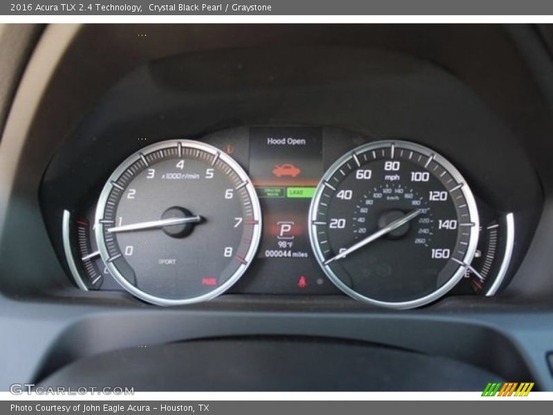 Crystal Black Pearl / Graystone 2016 Acura TLX 2.4 Technology