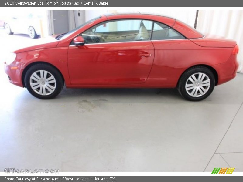 Salsa Red / Cornsilk Beige 2010 Volkswagen Eos Komfort