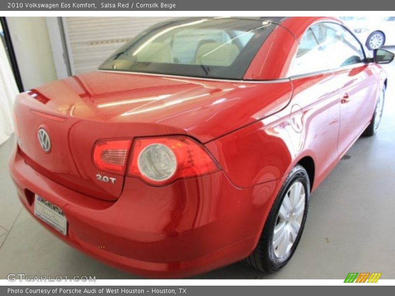 Salsa Red / Cornsilk Beige 2010 Volkswagen Eos Komfort