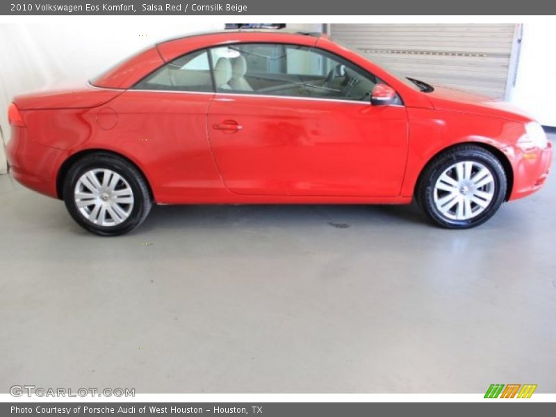 Salsa Red / Cornsilk Beige 2010 Volkswagen Eos Komfort