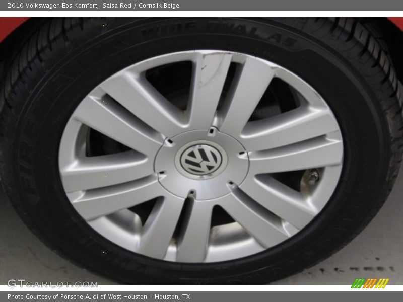 Salsa Red / Cornsilk Beige 2010 Volkswagen Eos Komfort