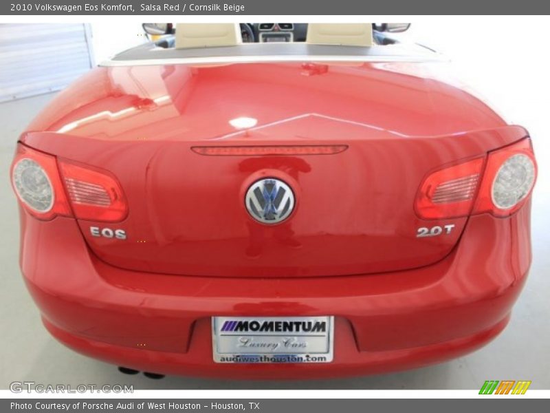 Salsa Red / Cornsilk Beige 2010 Volkswagen Eos Komfort