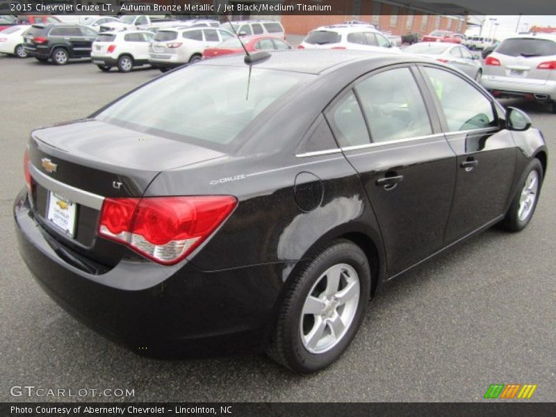 Autumn Bronze Metallic / Jet Black/Medium Titanium 2015 Chevrolet Cruze LT