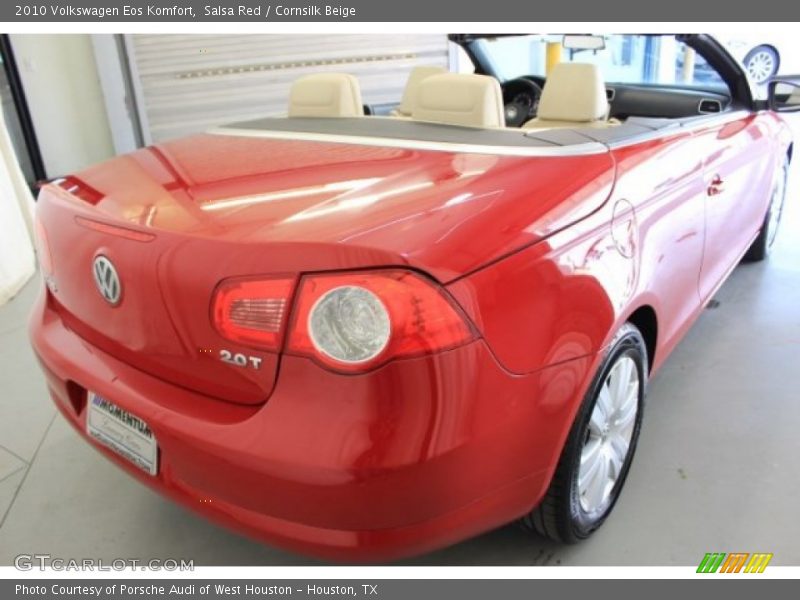 Salsa Red / Cornsilk Beige 2010 Volkswagen Eos Komfort