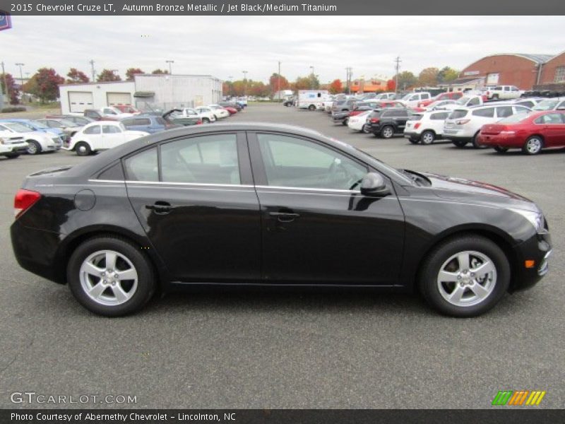 Autumn Bronze Metallic / Jet Black/Medium Titanium 2015 Chevrolet Cruze LT
