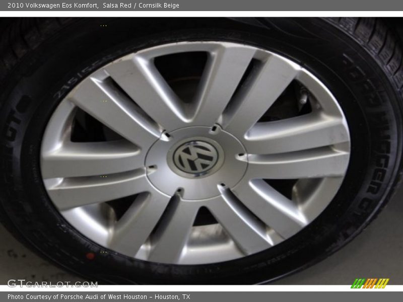 Salsa Red / Cornsilk Beige 2010 Volkswagen Eos Komfort