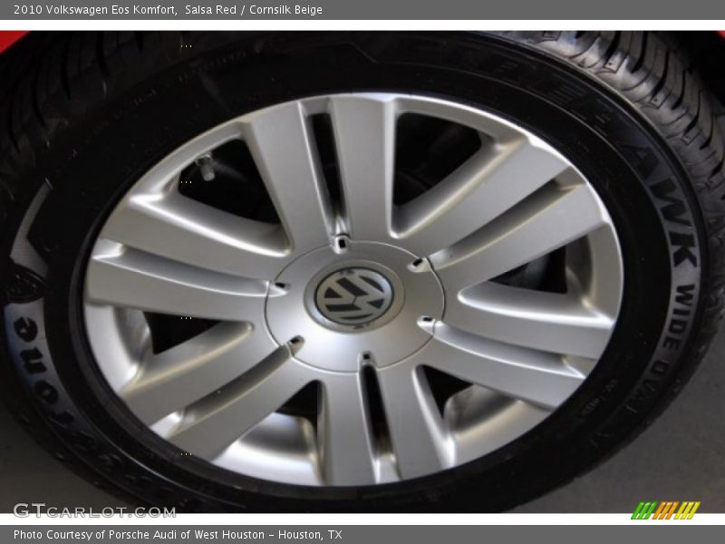 Salsa Red / Cornsilk Beige 2010 Volkswagen Eos Komfort