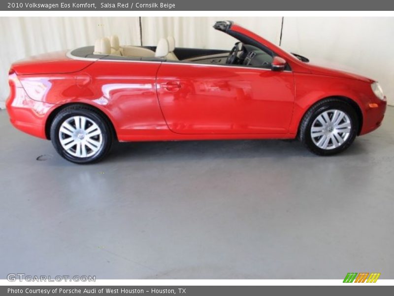 Salsa Red / Cornsilk Beige 2010 Volkswagen Eos Komfort